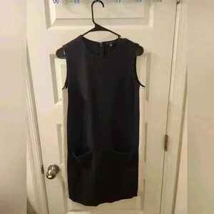 ATM Womens Black White Colorblock Midi Sleeveless Dress Size SP #M601